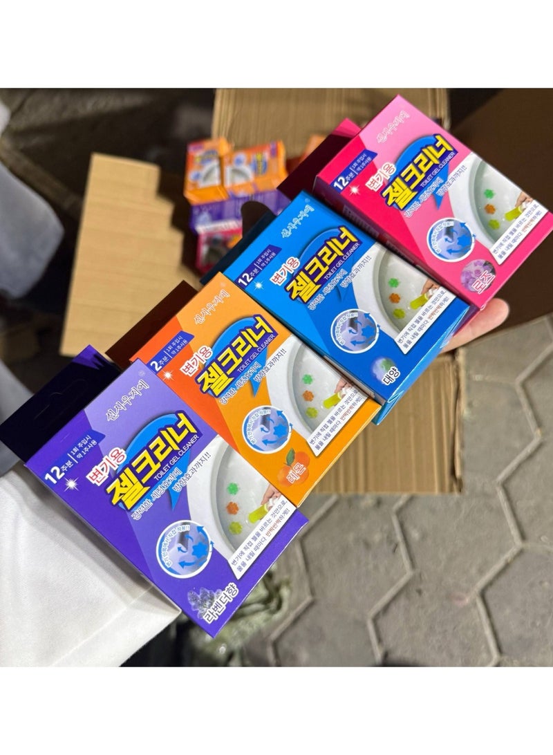 The ultimate toilet freshener and cleaner in a syringe Rose-shaped fragrance and cleaner gel with a powerful scent that fills the toilet Available in six different scents - Image 1